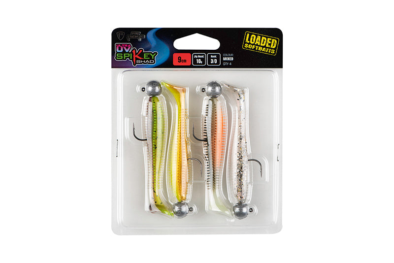 Fox Rage Ultra UV Spikey Shad Loaded Lure Pack