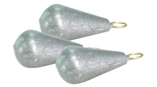 Pear Shore and Boat Leads with Brass Loop - Lobbys Tackle