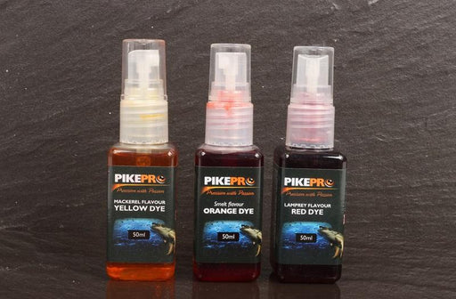 PikePro Spray On Flavoured Dyes - Lobbys Tackle