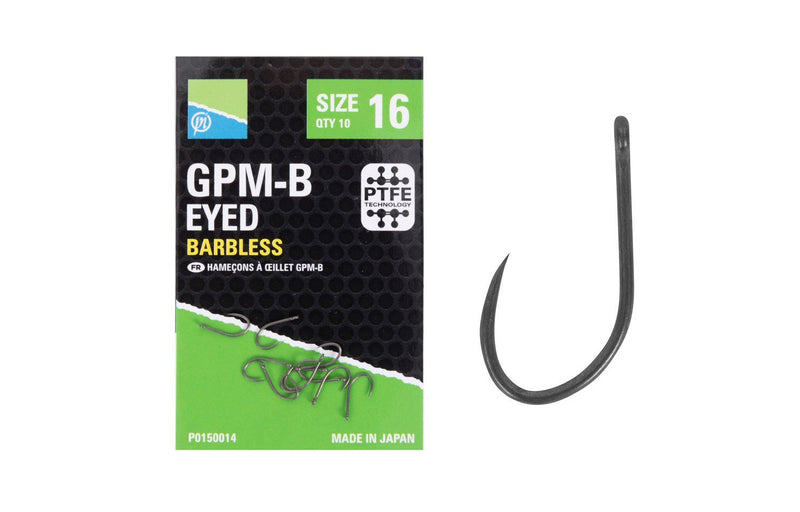 Preston GPM-B Eyed Hooks - Lobbys Tackle
