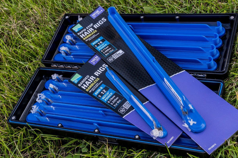 Preston KKM-B 4" Banded Hair Rig Hooklengths - Lobbys Tackle