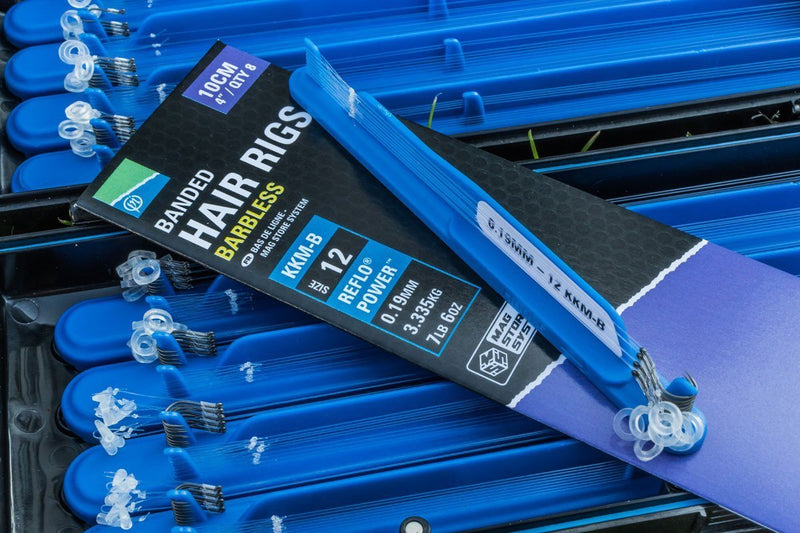 Preston KKM-B 4" Rapid Stop Hair Rig Hooklengths - Lobbys Tackle