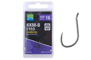 Preston KKM-B Eyed Barbless Hooks - Lobbys Tackle