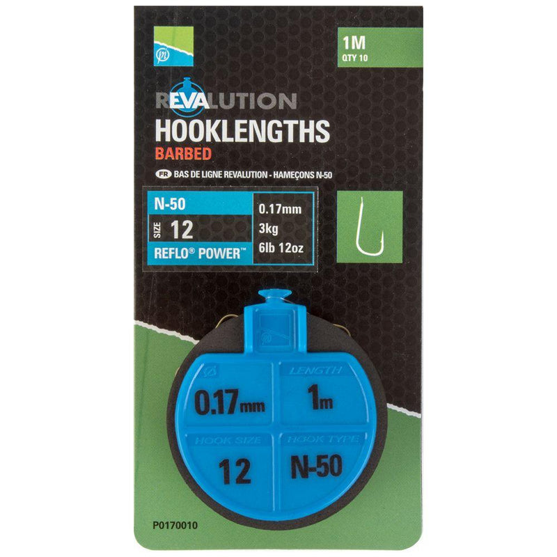 Preston Revalution Hooklengths N50 - Lobbys Tackle