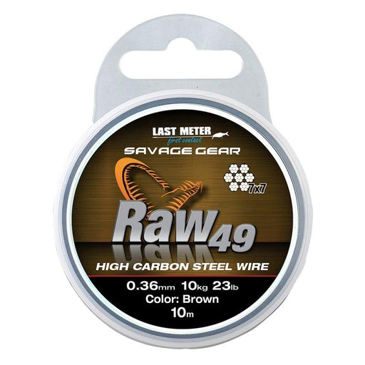 Savage Gear RAW49 Carbon Steel Wire - Lobbys Tackle