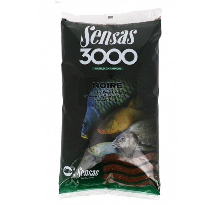Sensas 3000 Noire Black 1kg - Lobbys Tackle