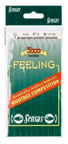 Sensas Feeling 3410 Hooks To Nylon - Lobbys Tackle