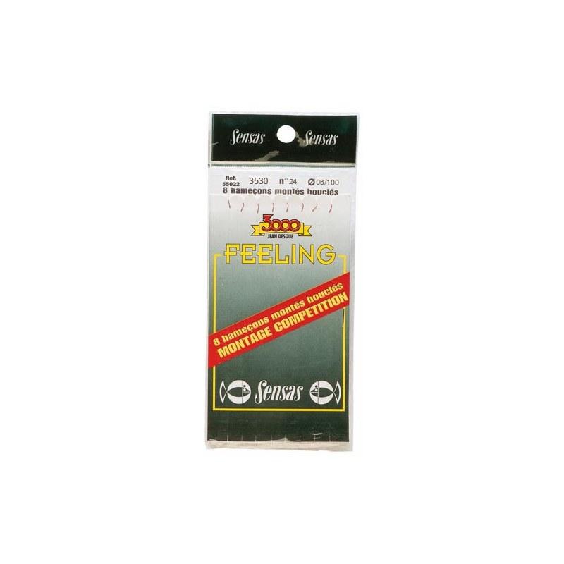 Sensas Feeling 3530 Bronze Hooks To Nylon - Lobbys Tackle