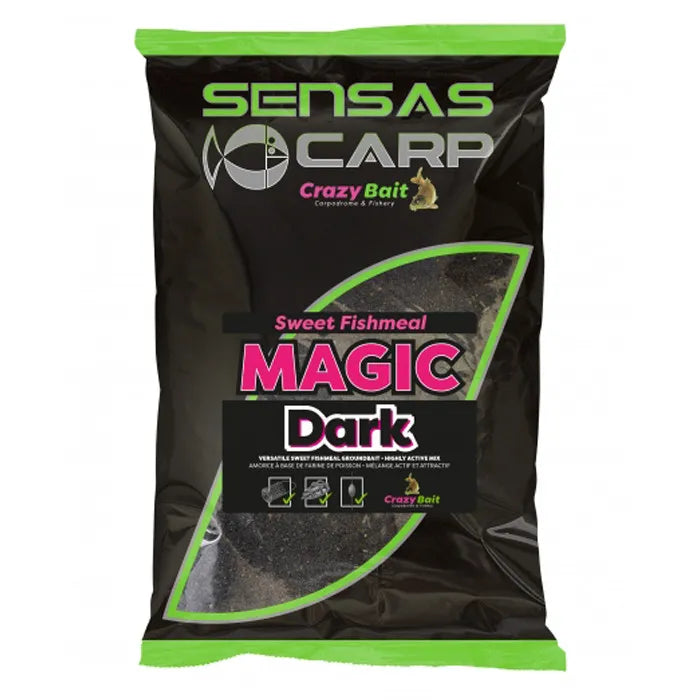 Sensas Sweet Fishmeal Magic Dark Groundbait 2kg