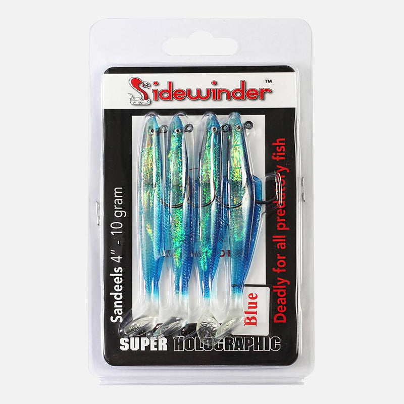 Sidewinder Super Holographic Sandeel Lures - Lobbys Tackle