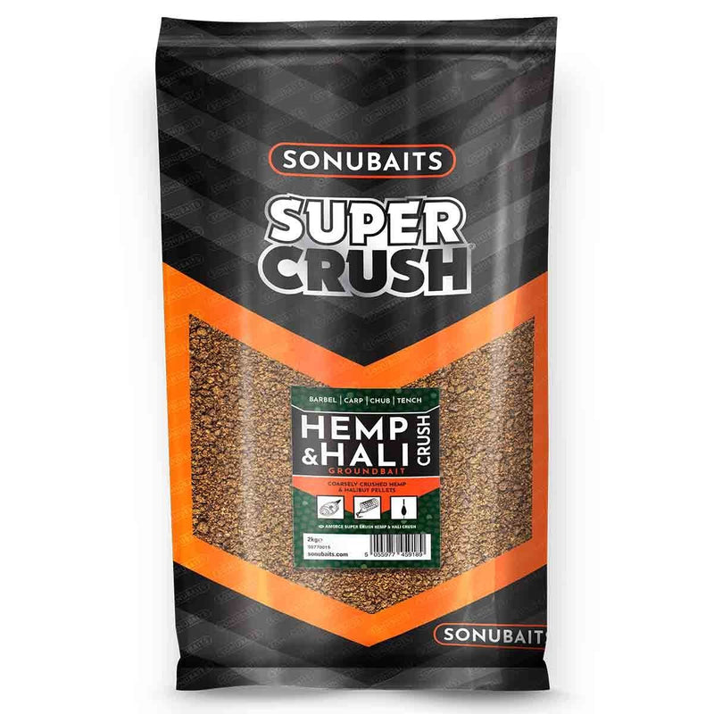 Sonubaits Hemp & Halibut Crush Groundbait 2kg - Lobbys Tackle