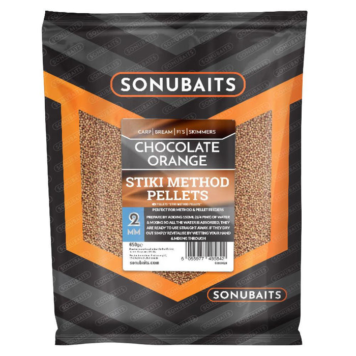 Sonubaits Stiki Method Pellets Chocolate Orange - Lobbys Tackle