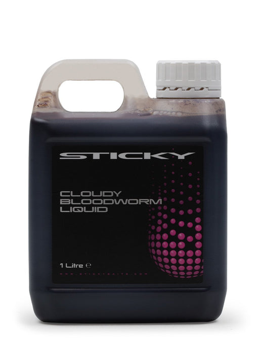 Sticky Baits Cloudy Bloodworm Liquid 1ltr - Lobbys Tackle