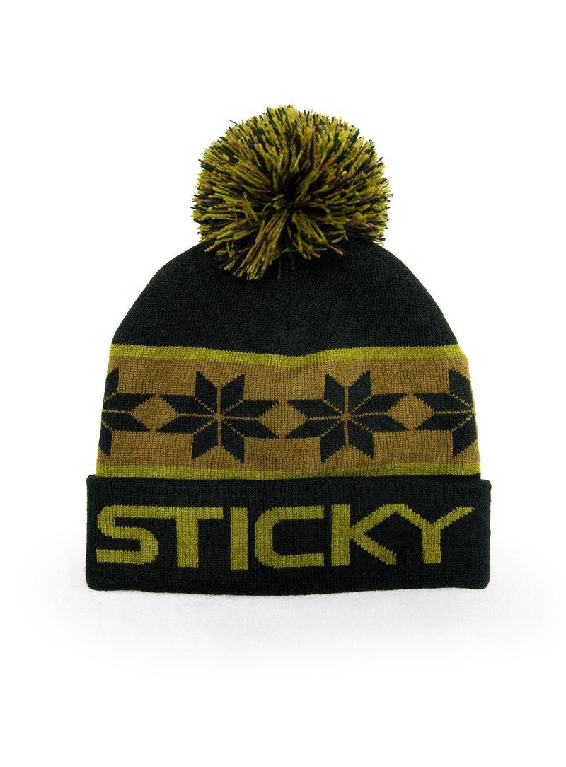 Sticky Baits Olive Bobble Beanie - Lobbys Tackle