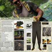 Vass-Tex 400E Lightweight Chest Wader - Lobbys Tackle
